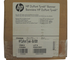 HP CG446A Dupont Tyvek 60 inch x 150 feet, 3" core, Latex compatible